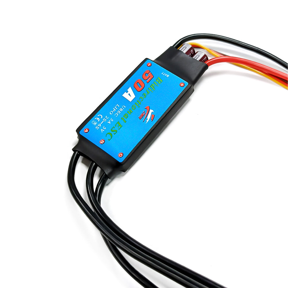 ZMR bidirectional ship model brushless ESC 12A/20A/30A/40A/50A/60A/80A with BEC for RC ship/underwater thrusters