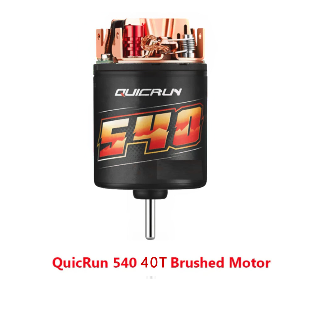 Hobbywing QuicRun 540 30T 40T/555 11T 13T brushed motor, suitable for 1/10 track vehicle road/off-road/crawling toys