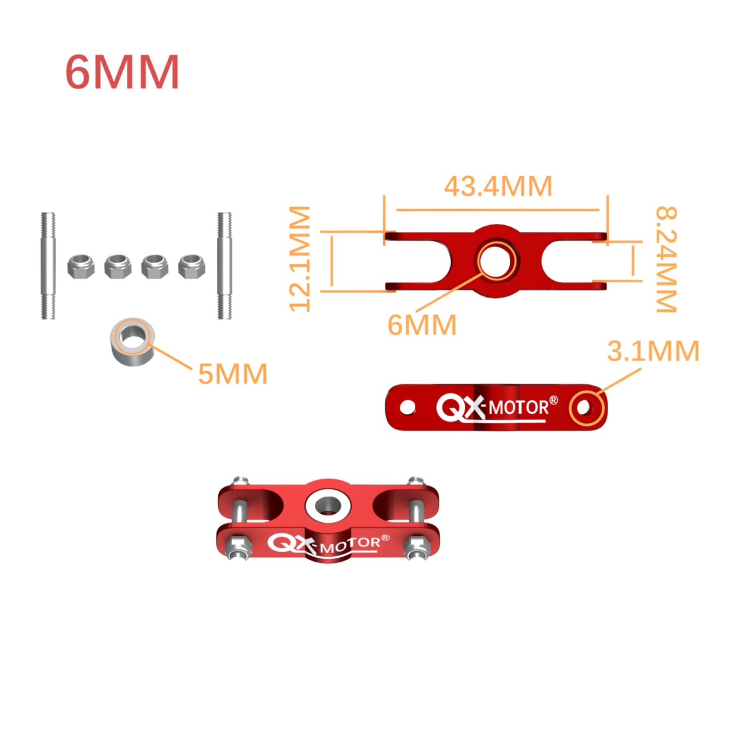 QX-MOTOR Carbon Fiber Folding propeller blade 9.5x5 10x6 11x6 11x8 12x6 13x6.5 13x7 13x8 14x8 14x9.5 15x10 16x8 16x13 18x10 19x10  For RC Airplane Props Fixed Wing Model