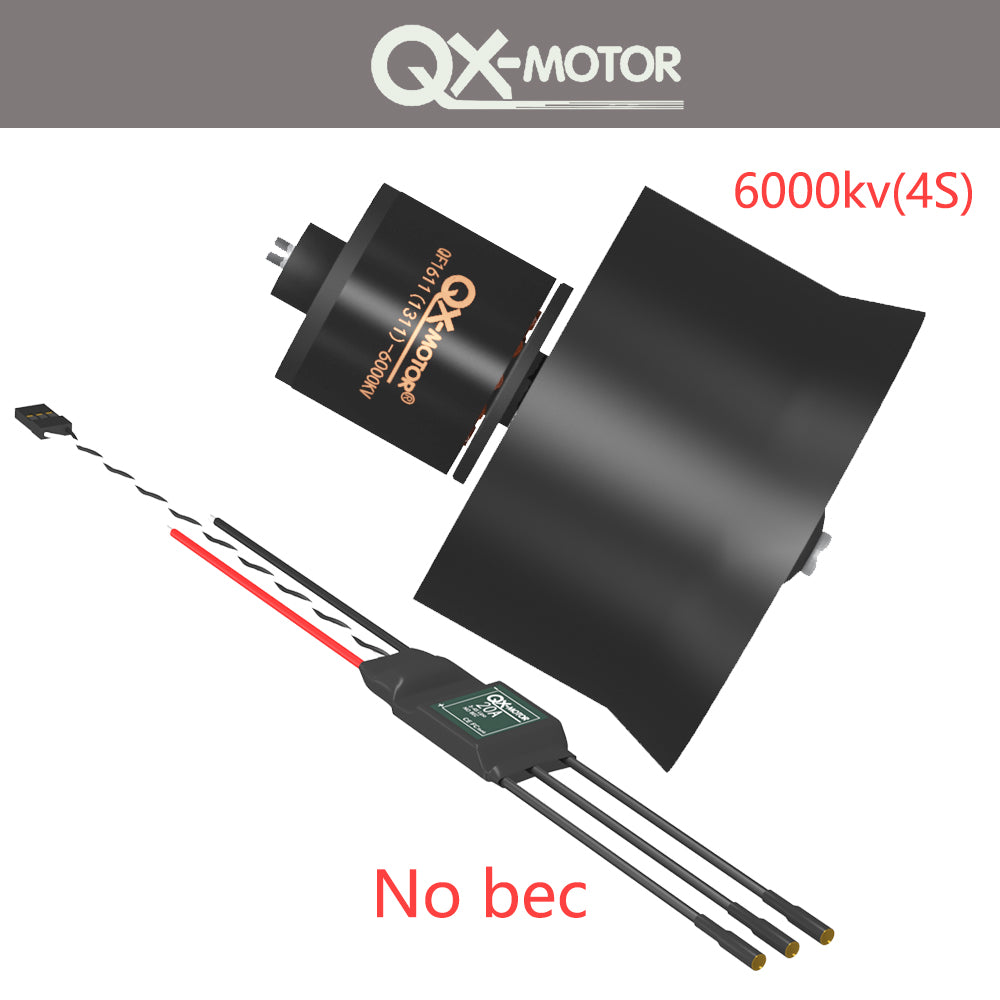 QX-Motor 30mm EDF ducted fan with 20A ESC 2S 3s 4s for Remote control toy parts