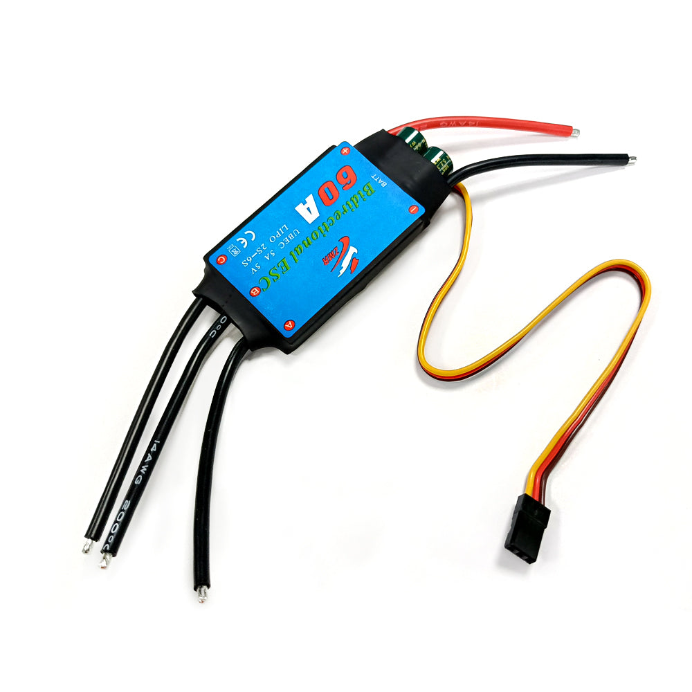 ZMR bidirectional ship model brushless ESC 12A/20A/30A/40A/50A/60A/80A with BEC for RC ship/underwater thrusters