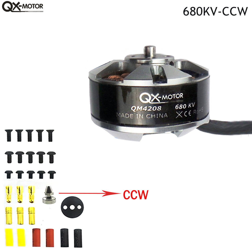 QX-MOTOR QM4208 380KV 680KV CWCCW Brushless Motor Accessories For RC Multirotor Quadcopter Hexa Drone