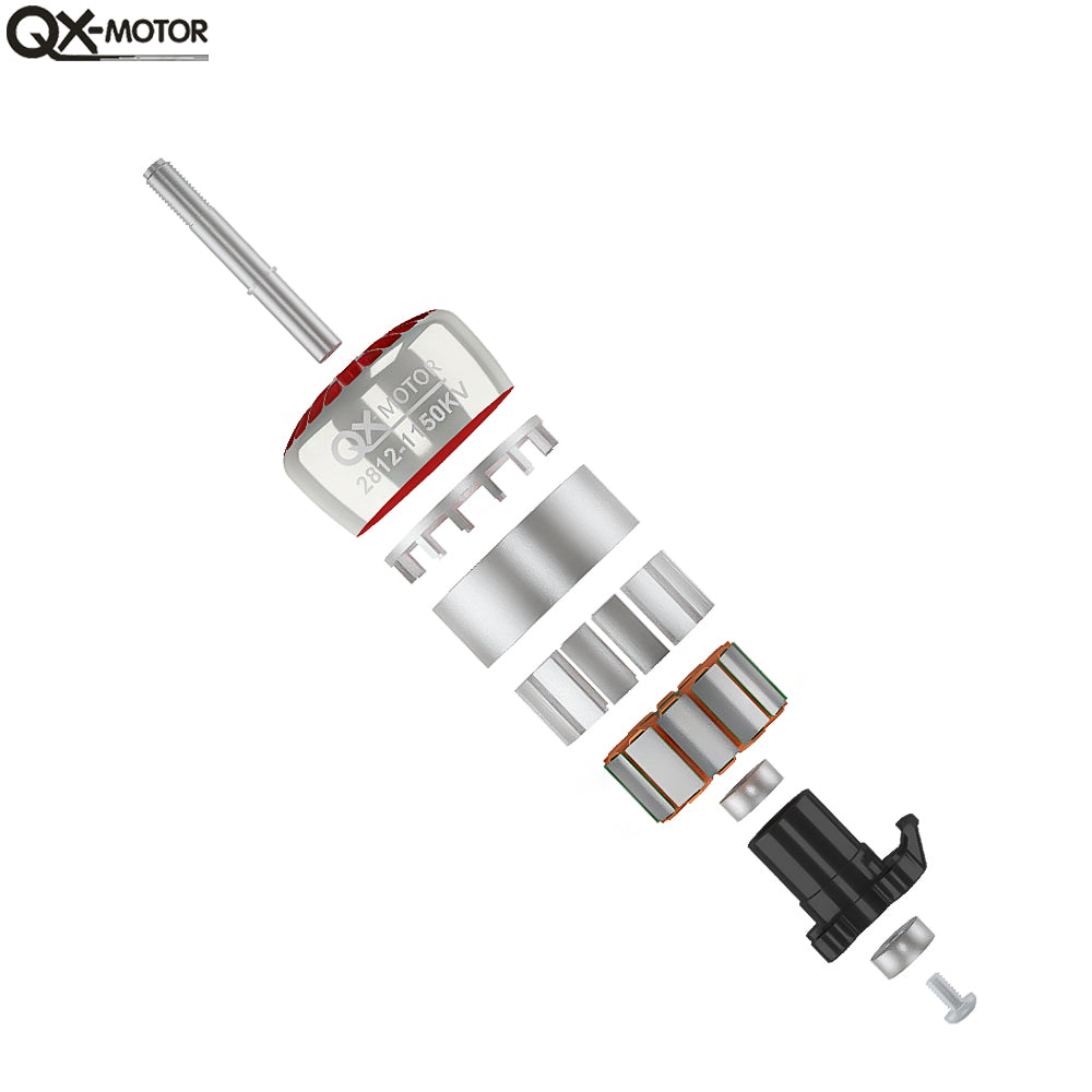 QX-MOTOR QX2812 Brushless Motor Black/White 900KV 1150KV for FPV Aircraft/Drones/Helicopters Remote Control Of Toy Parts