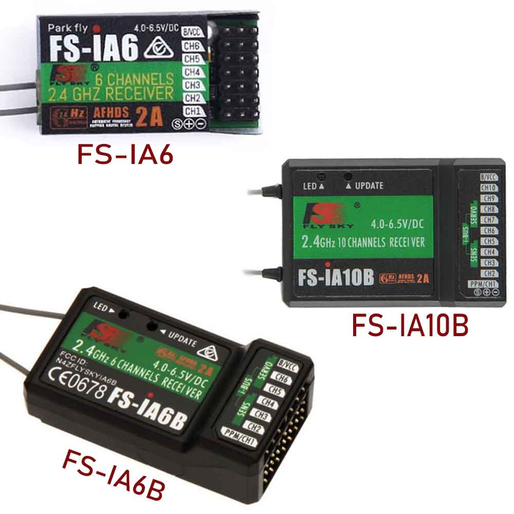 FlySky FS-IA6B FS-IA6 FS-IA10B Receiver Receptor Para i6 i6s i10 Transmisor De Control Remoto Partes