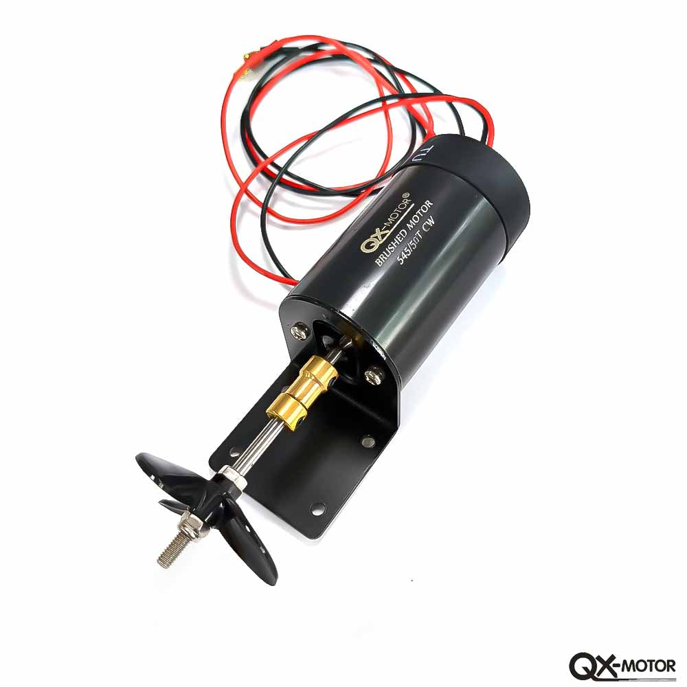 12V 16V brush underwater propeller motor 545/50T for unmanned / nesting trawler/remote control /duck boat