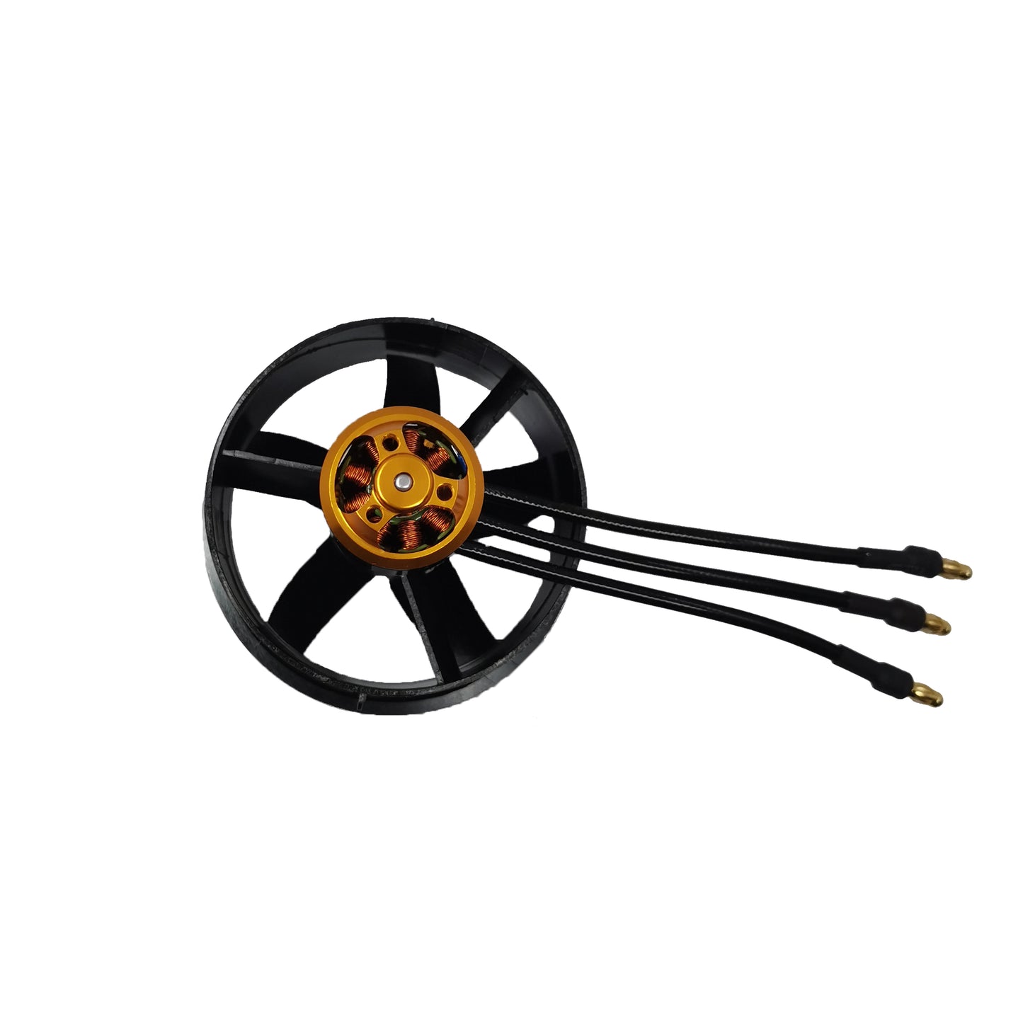 QX-Motor 64mm EDF 4500KV Brushless Motor with 5 Blades Ducted Fan for FMS RC Airplane