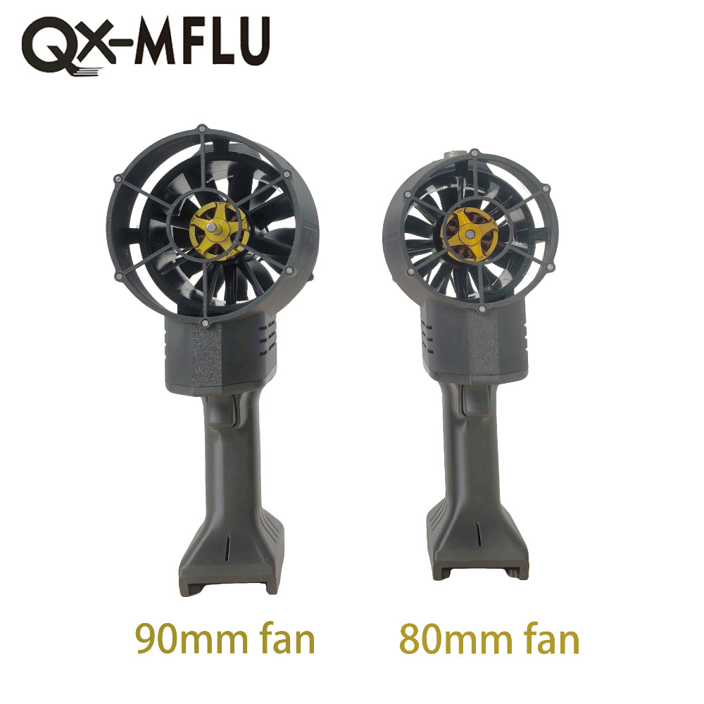 QX-MFLU 80mm 90mm new portable violent fan jet industrial aircraft, used for dust removal, water removal, and snow removal