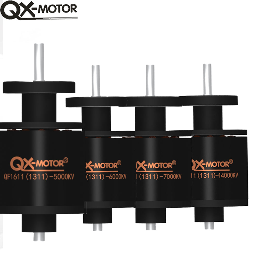 QX-MOTOR Brushless Motor QF1611 5000KV 6000KV 7000KV 14000KV Metal Brushless Motor For 30mm EDF RC DIY Airplane Parts