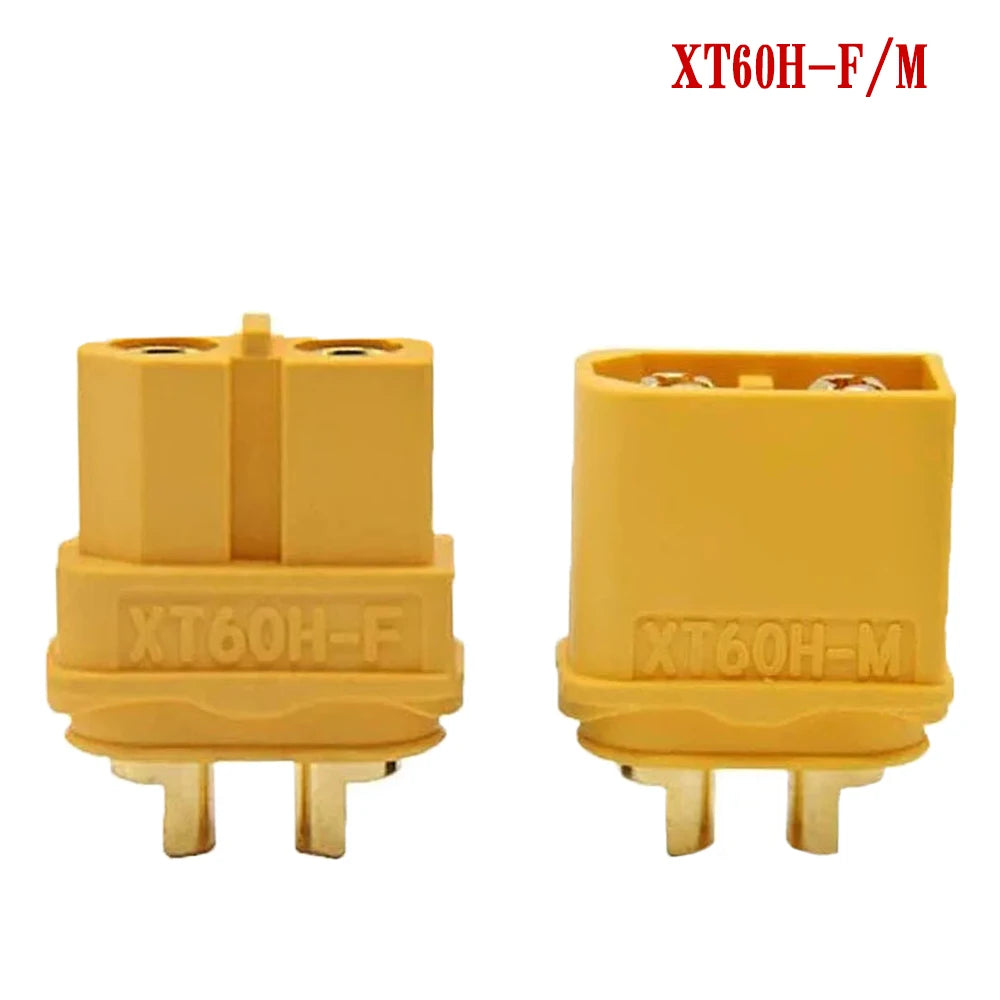 Amass 10/20/50 Pairs XT60H Bullet Connector Plug Upgrated of XT60 Sheath Female Male Gold Plated for Remote control toy parts