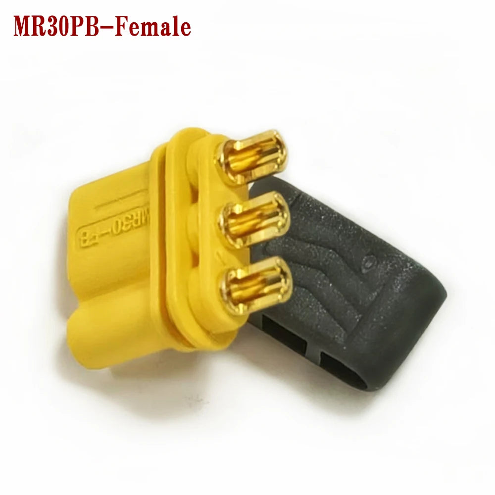 Amass MR30PB 10/20/50pairs Male / Female Connector Plugs with Sheath For RC Lipo Battery Remote Control Toy Accessories