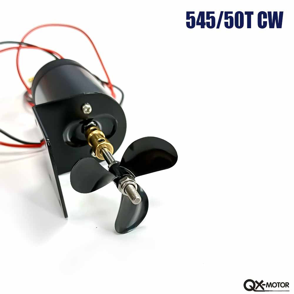 12V 16V brush underwater propeller motor 545/50T for unmanned / nesting trawler/remote control /duck boat