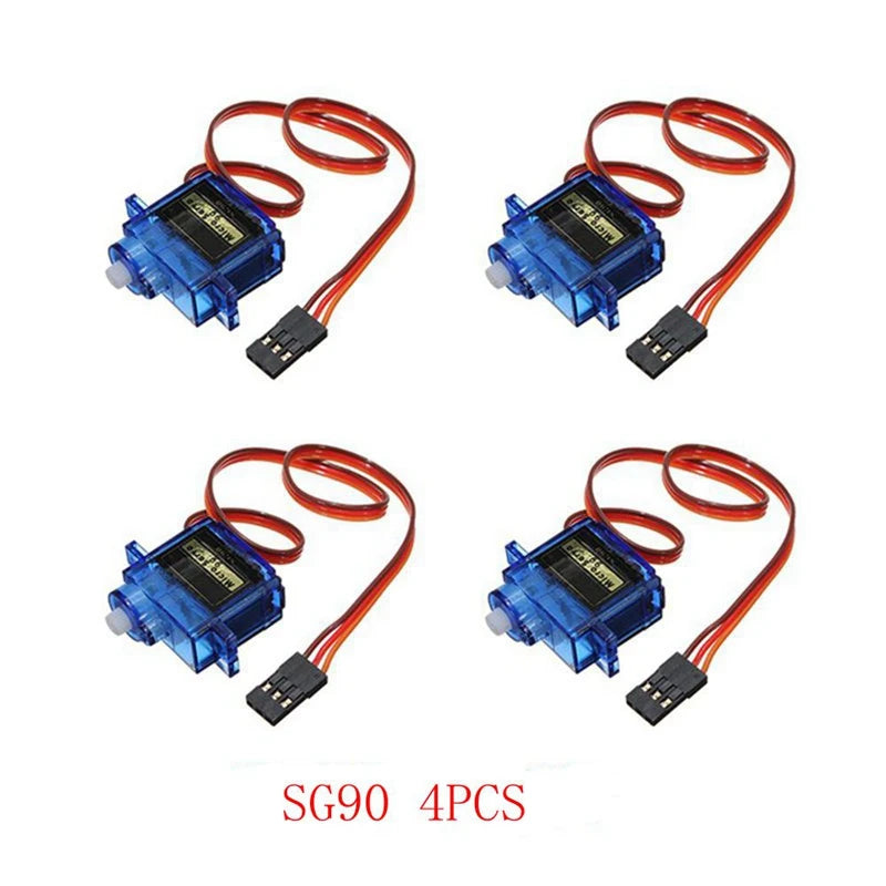 SG90 Mini Gear Micro Servo 9g 1.6KG Mini For RC RC 250 450 Airplane Helicopter Car Vehicle Boat Models Spare Parts  4/5/10/20PCS