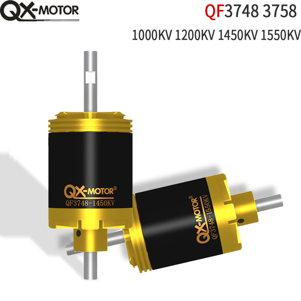 QX-MOTOR Brushless Motor QF3748 3758 1000KV/1200KV/1450KV/1550KV For 90mm 12 Blades Ducted Fan EDF