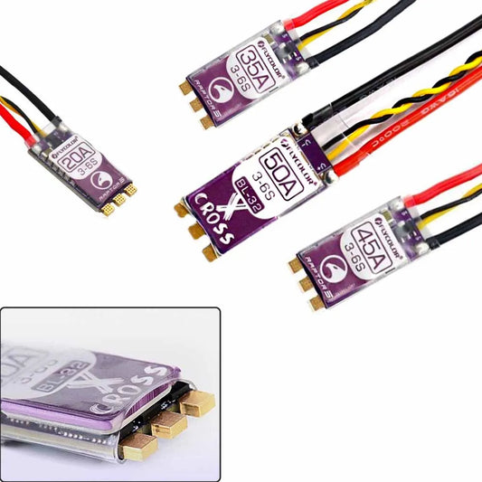 FLYCOLOR Raptor 5series ESC 20A 35A 45A 50A speed controller 3-6S Brushless electric adjustment BL-32 For For Multi-rotors drone