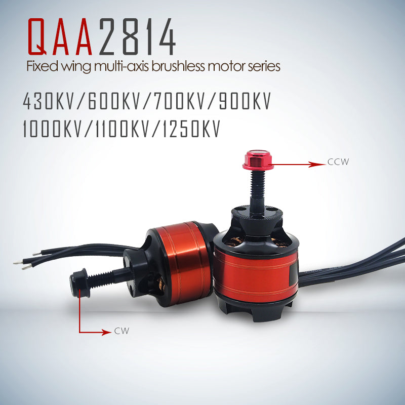 QX-MOTOR QAA2814 2814 3536 600KV 700KV 900KV 1000KV 1100KV 1250KV Brushless Motor CW CCW for RC 3D fixed-wing Aircraft Airplane Remote control toy parts