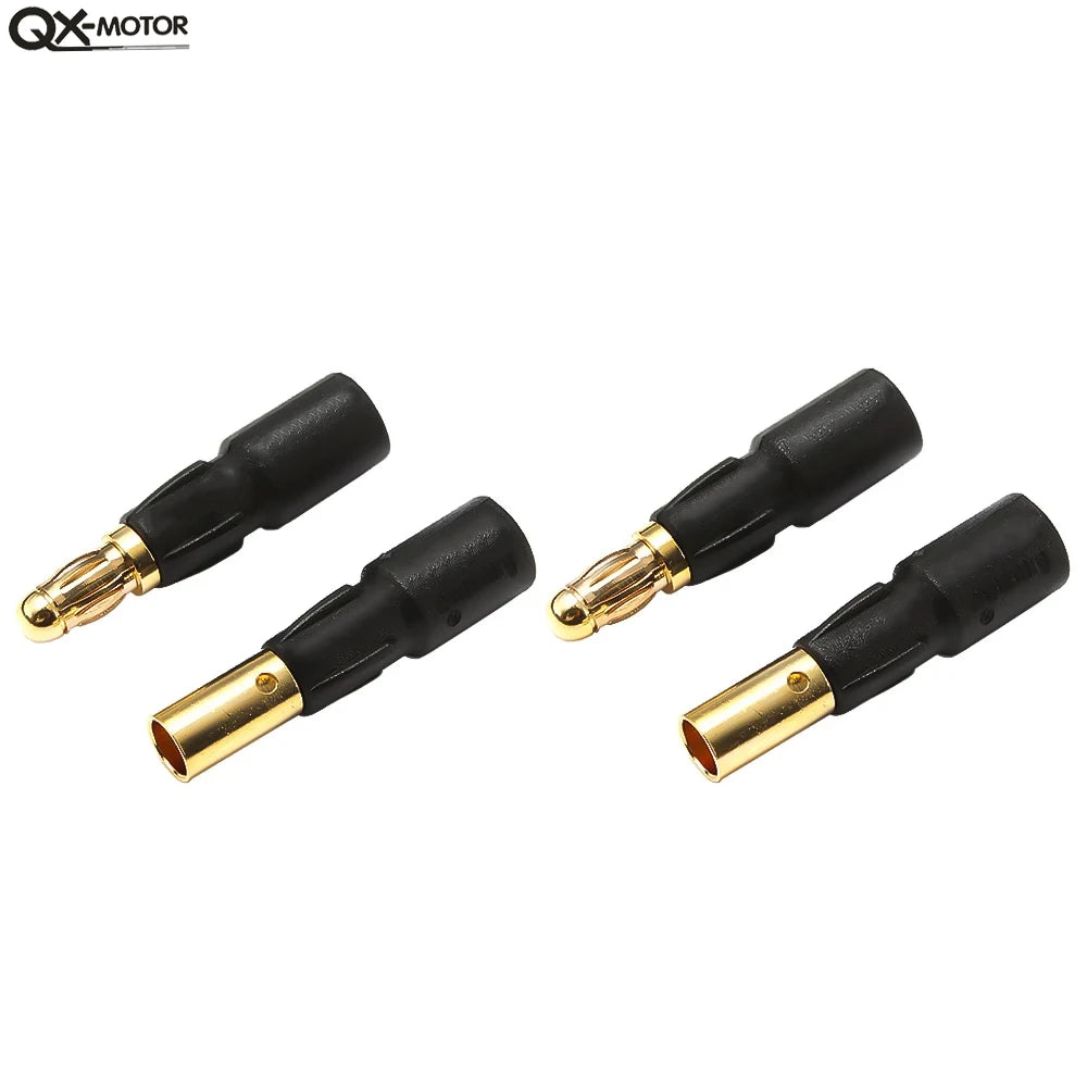 10/20/50pairs Amass 3.5mm SH3.5 Gold Plated Connector with Protective Sleeves for Rc Remote Control Toy Accessories