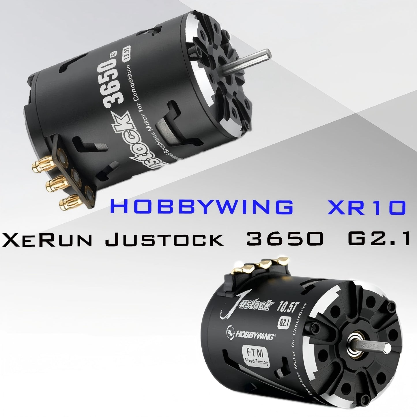 HOBBYWING XR10 XeRun Justock 3650 G2  (6.5T-25.5T)2-3s Senseless Brushless Motor Racing Model Accessories