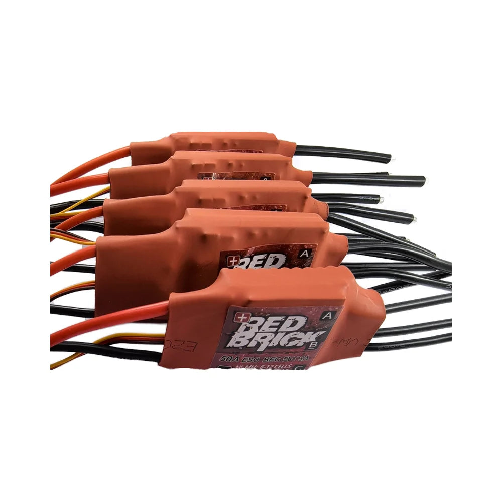 RedHobby  ESC 50A/70A/80A/100A/125A/200A brushless ESC electronic speed controller 5V/3A 5V/5A BEC, used for FPV helicopters