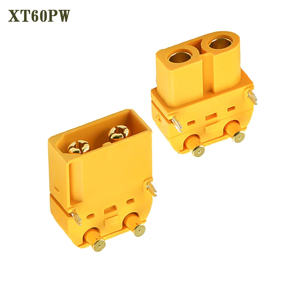 Amass 10/20/50Pairs XT60PW Brass Gold Banana Bullet Male Female Connectors Plug Connect Parts For Remote Control Toy Parts