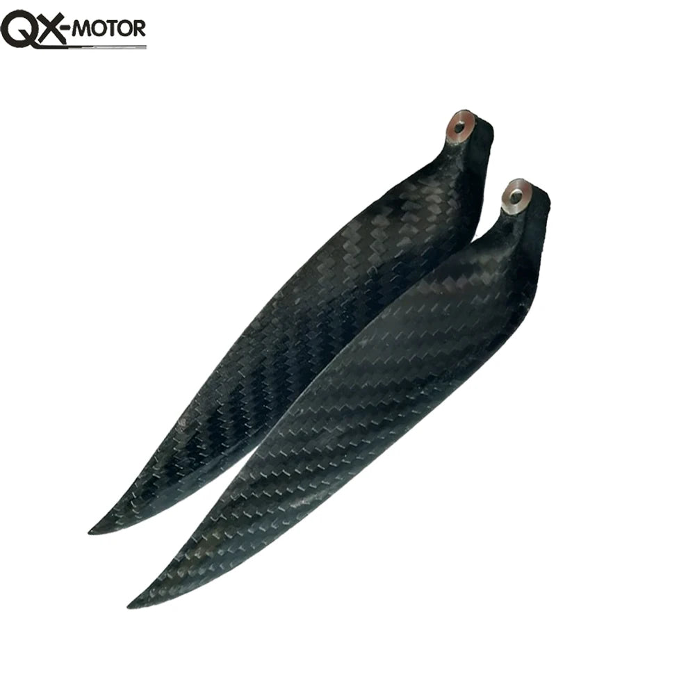 QX-MOTOR 9.5x5 10x6 12x8 13x8 16x8 18x10 19x10 Carbon Fiber Folding Propeller Blades for Remote Control Toy Parts