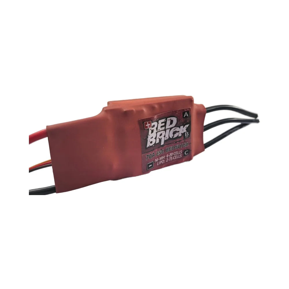 RedHobby  ESC 50A/70A/80A/100A/125A/200A brushless ESC electronic speed controller 5V/3A 5V/5A BEC, used for FPV helicopters