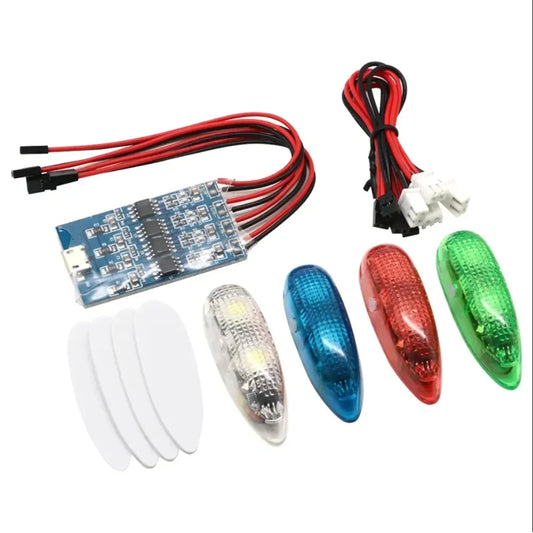 ZMR wireless navigation light rechargeable mode LED light suitable for remote control aircraft fixed wing drone accessories