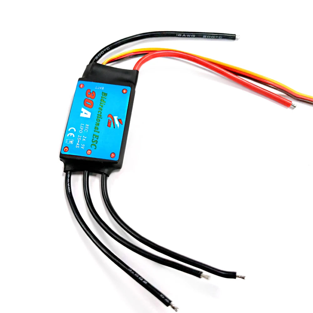 ZMR 12A 20A 30A 60A 80A bidirectional brushless ESC UBEC suitable for RC vehicles/ships/underwater propulsion