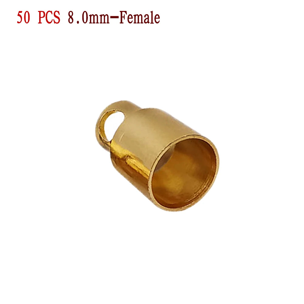 Amass 20/50/100Pairs 5.5mm 6mm 8mm Male Female Bullet Banana Plug Connector for Lipo Battery ESC Motor Remote control toy parts