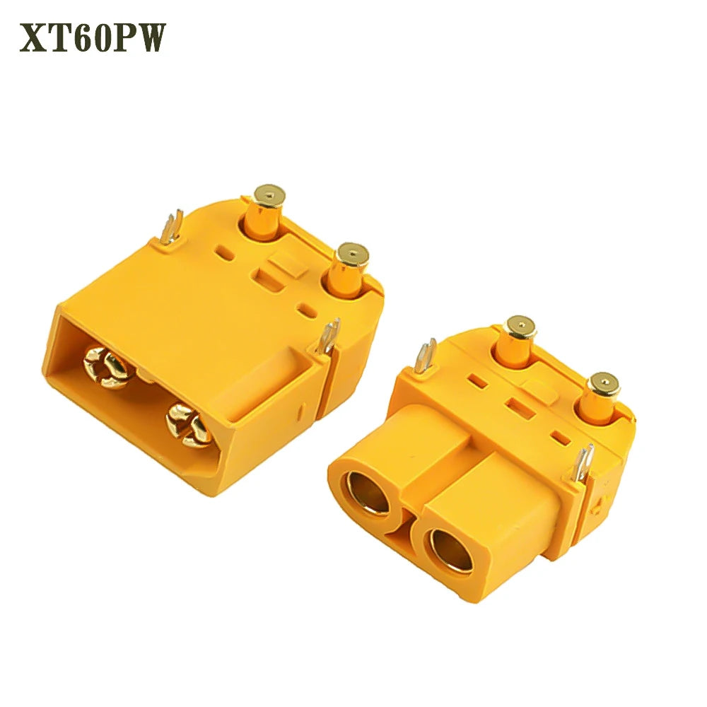 Amass 10/20/50Pairs XT60PW Brass Gold Banana Bullet Male Female Connectors Plug Connect Parts For Remote Control Toy Parts