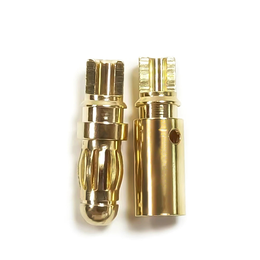 10/20/50pairs Amass 3.5mm SH3.5 Gold Plated Connector with Protective Sleeves for Rc Remote Control Toy Accessories