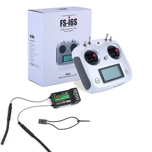 FlySky FS-i6s Transmitter Controller With FS-IA6B or FS-IA10B Receiver For RC Remote Control Toy Parts