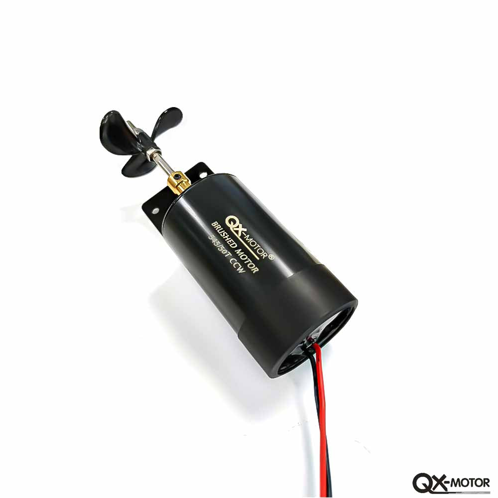 12V 16V brush underwater propeller motor 545/50T for unmanned / nesting trawler/remote control /duck boat