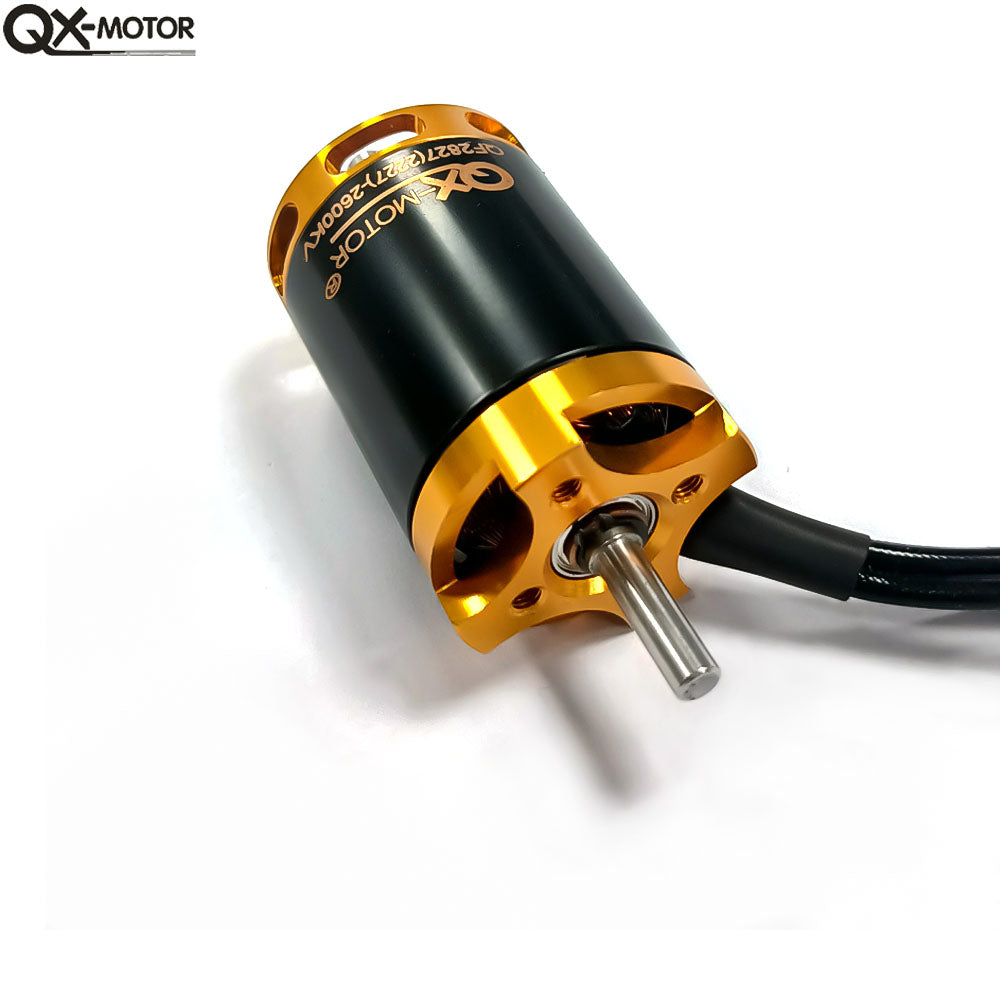 QX-Motor Brushless Motor QF2827 1800KV 2600KV Brushless Motor For 70mm EDF 12 Blades Ducted Fan RC Drone Model Parts