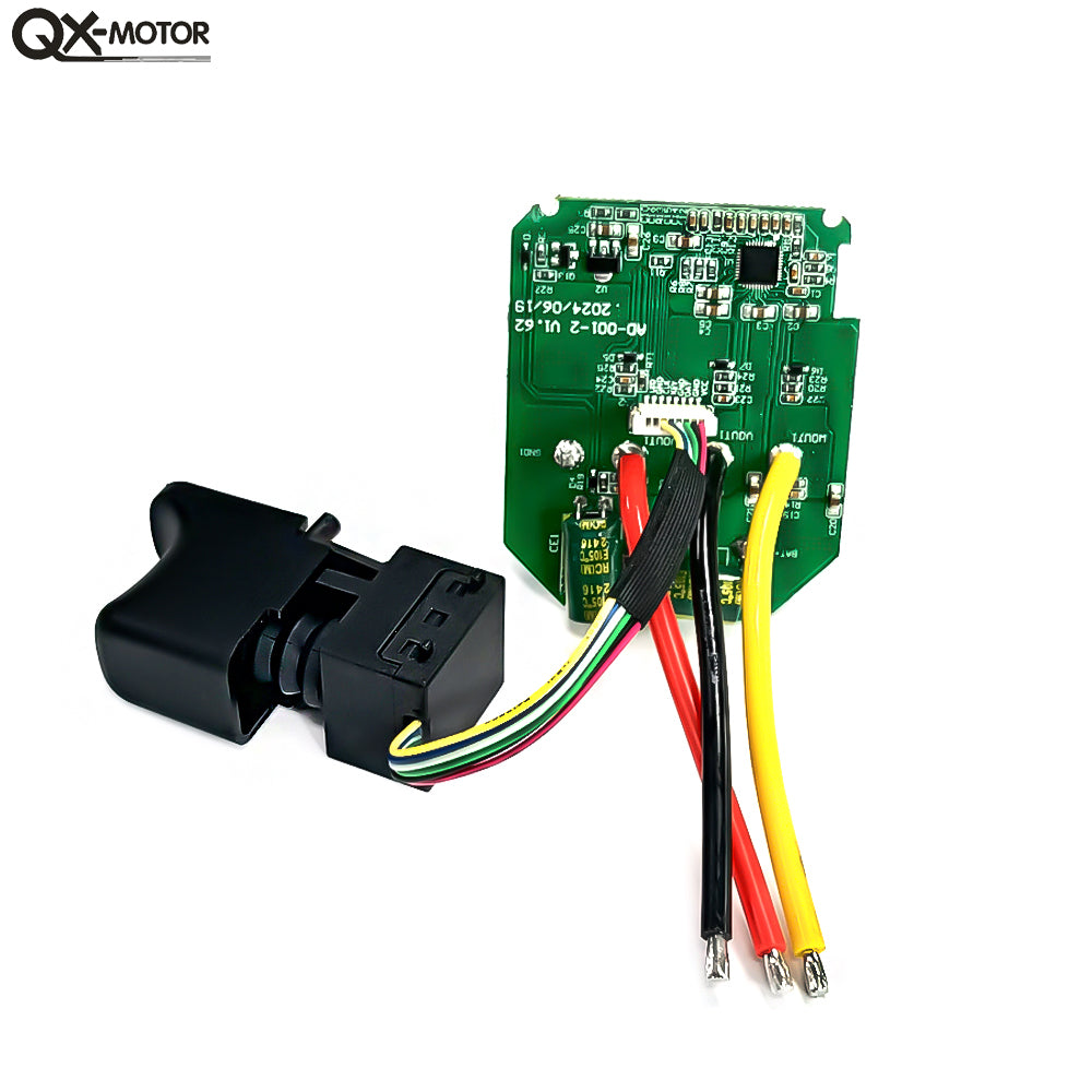 Brushless motor circuit board 1000W controller (with switch) and 50mm EDF 12 blades fan CCW 3300KV for violent fan accessories