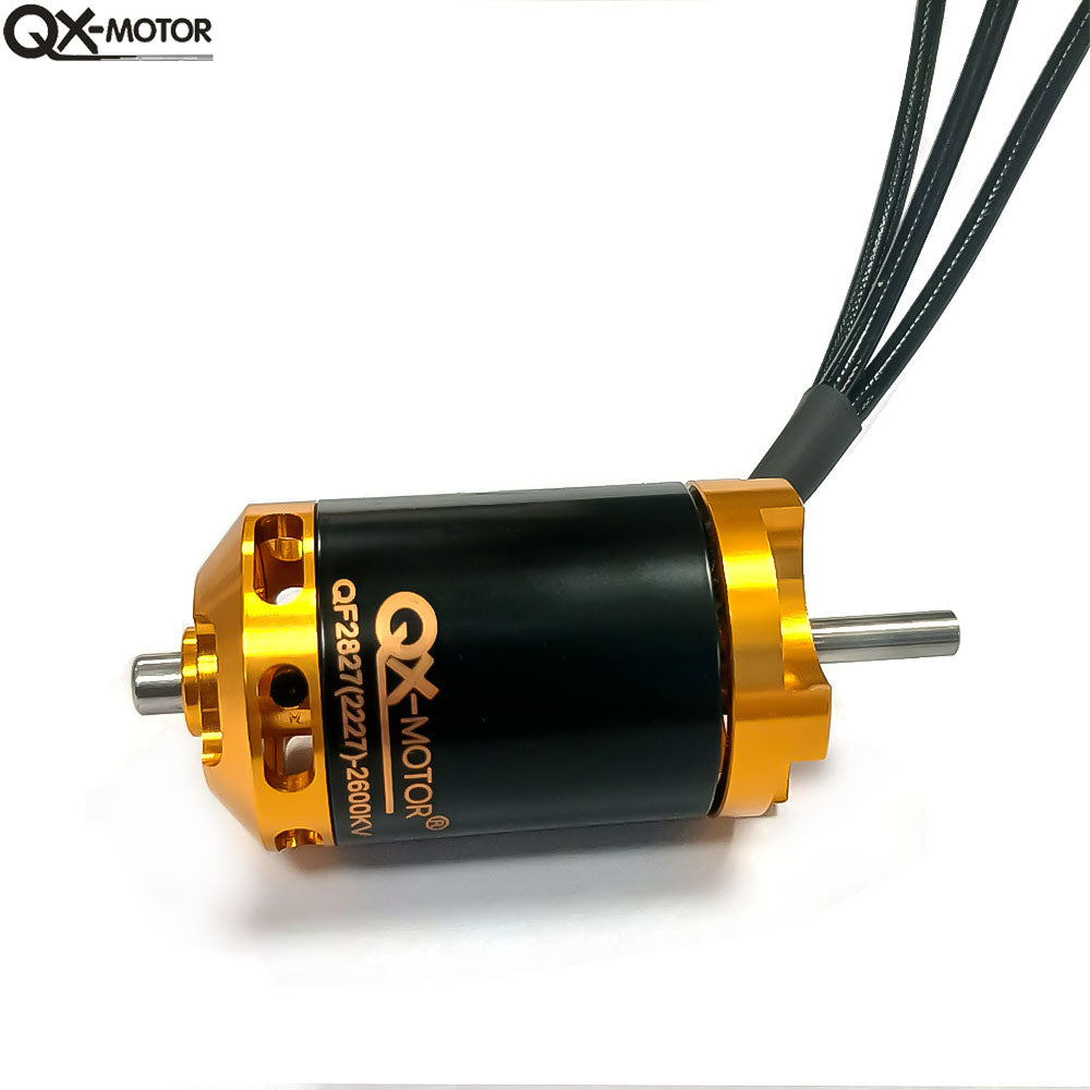 QX-Motor Brushless Motor QF2827 1800KV 2600KV Brushless Motor For 70mm EDF 12 Blades Ducted Fan RC Drone Model Parts