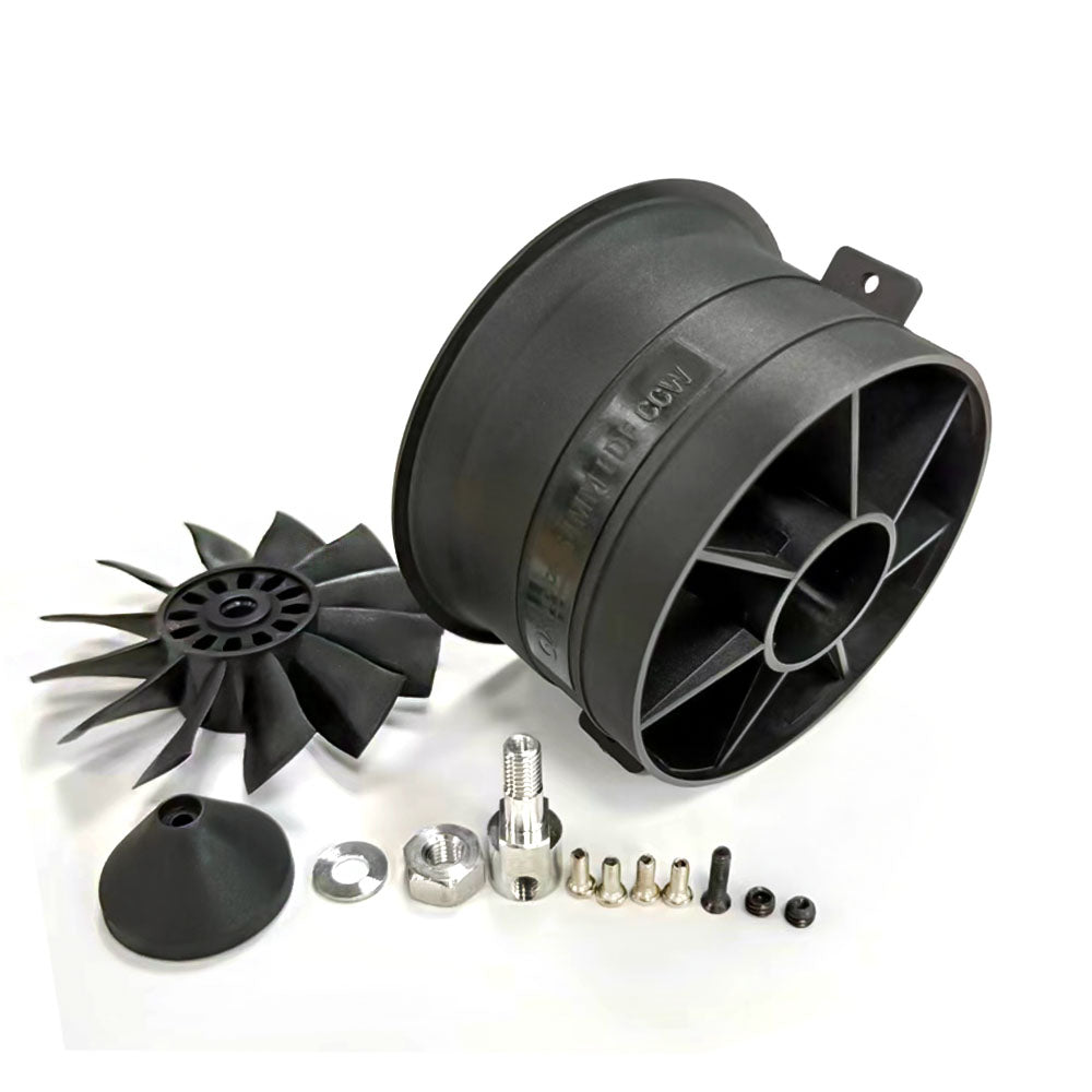 QX-MOTOR New 64MM EDF without Motor 12 Blades Ducted Fan CW/CCW For RC Remote Control Toy Parts Airplane Model Drone