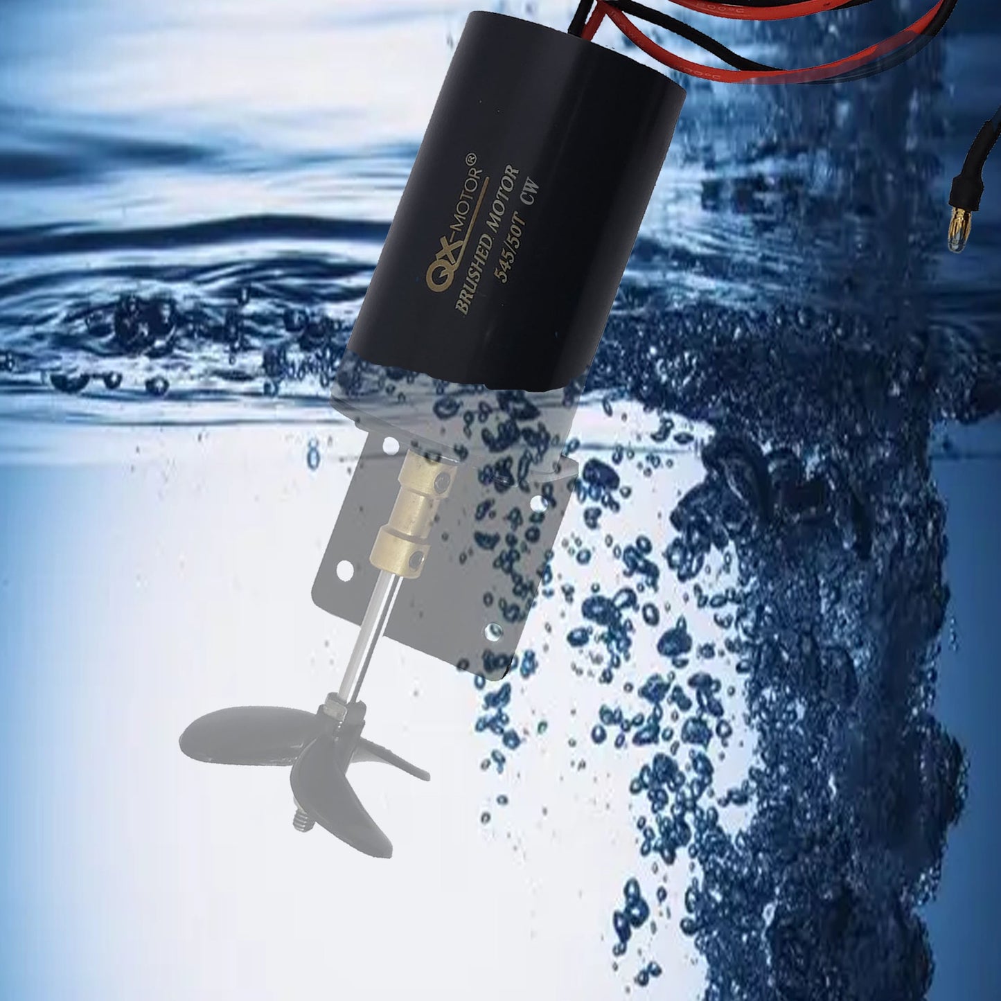 12V 16V brush underwater propeller motor 545/50T for unmanned / nesting trawler/remote control /duck boat