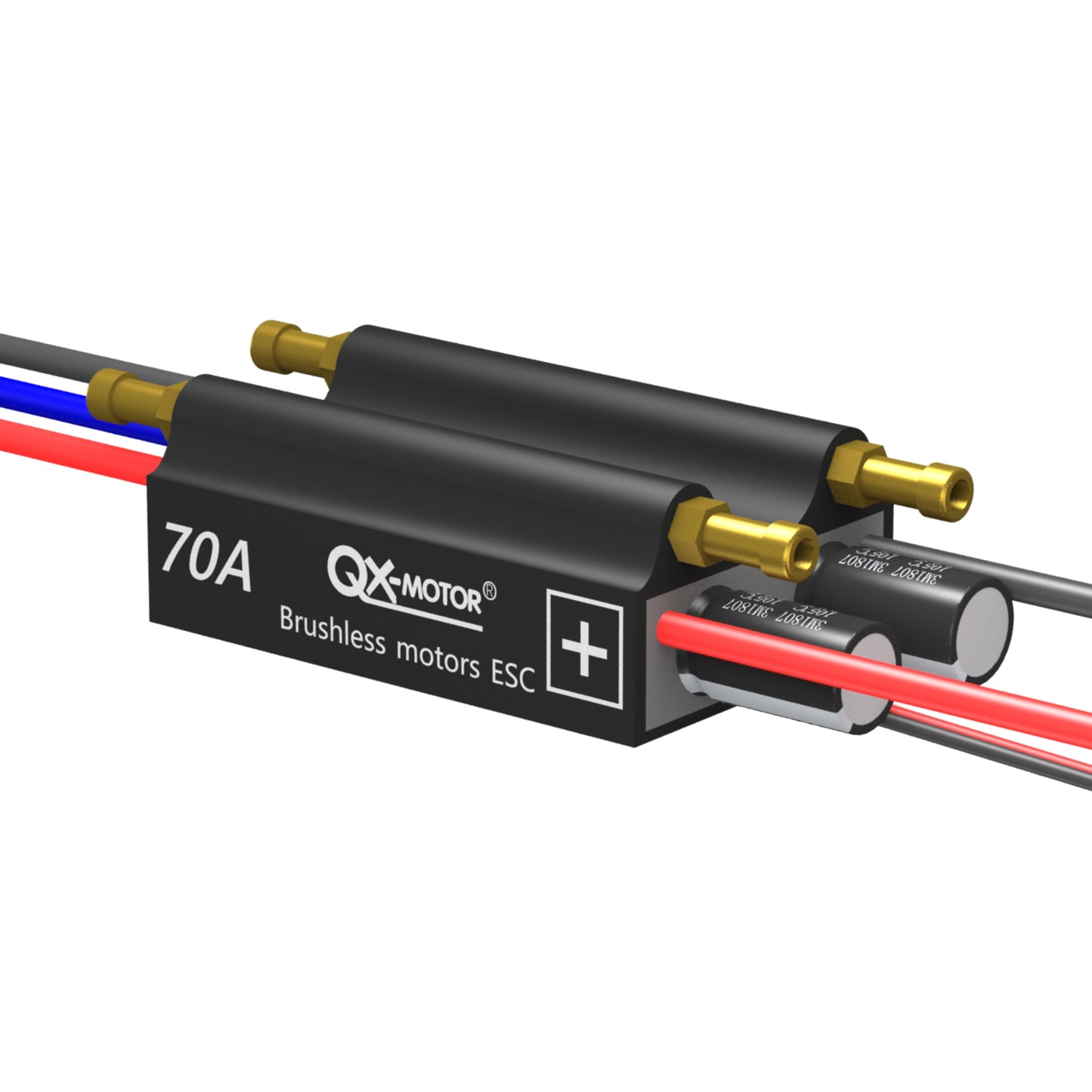 QX-MOTOR 50A 70A 120A two-way waterproof Brushless ESC with UBEC Speed Controller Support 2-6S Lipo BEC 5.5V/5A for RC Boat