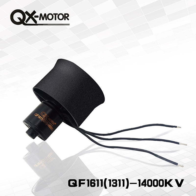 QX-Motor 30mm 6 Blades EDF Unit With QF1611 14000KV 7000KV 6000KV 5000KV Brushless Motor