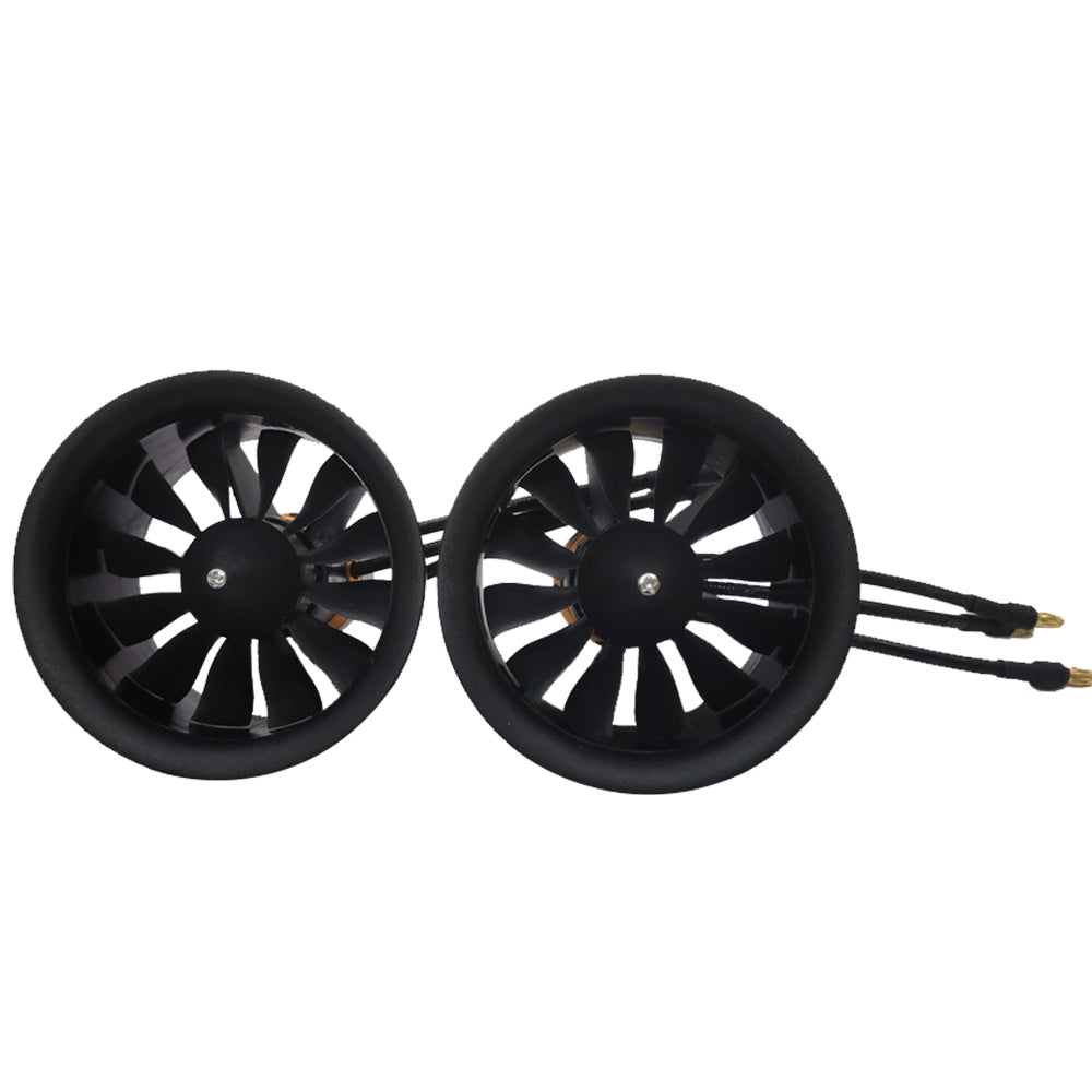 QX-motor 50mm EDF 12 blades Ducted fan CW CCW with QF2611 Brushless motor 3S 4S for FMS RC aircraft