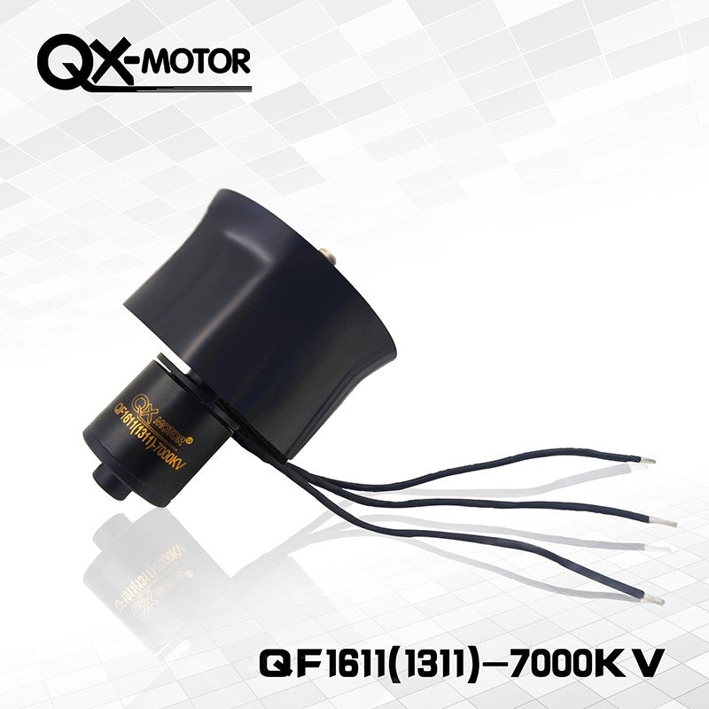 QX-Motor 30mm 6 Blades EDF Unit With QF1611 14000KV 7000KV 6000KV 5000KV Brushless Motor