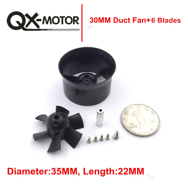 QX-Motor 30mm 6 Blades Ducted Fan no motor for 30mm EDF Remote control toy parts